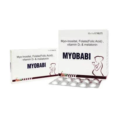 MYO INOSITOL 1GM,L-METHYLFOLATE 500 MCG , VITAMIN-D3 1000 IU & MELATONIN 1.5 MG                  (ALU ALU) (MYOBABI)